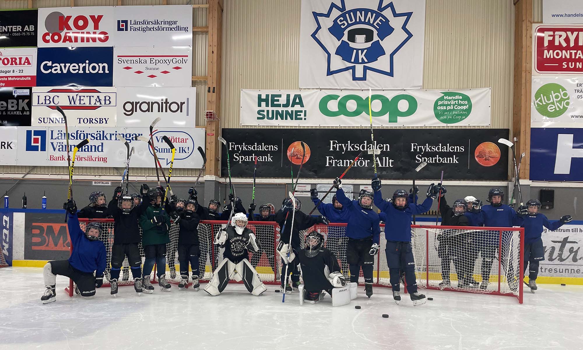Hockey practice at Sunne IK